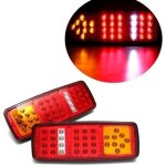 2x 12v led feux lampes arrieres camion remorque fourgon caravane camper x33 led