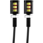 2x 12v universel voiture moto plaque d'immatriculation vis boulon lumire lampe blanc led