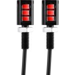 2x 12v universel voiture moto plaque d'immatriculation vis boulon lumire lampe rouge led