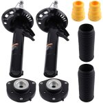 2x amortisseur + coupelle + kit de protection avant for vw golf 5 6 1k 5k