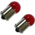 2x ampoule 12v 21w ba15s rouge à petit globe pour moto scooter voiture quad mobylette 2x ampoule 12v 21w ba15s rouge à petit globe pour moto scooter voiture quad mobylette