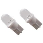 2x ampoule led blanc 12v t10 w5w w2, 1x9, 5d voiture remorque moto camion compteur tableau de bord