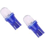 Cyclingcolors - 2x ampoule led bleu 12v t10 w5w w2, 1x9, 5d voiture remorque moto camion compteur tableau ...