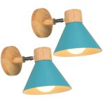 (2x) applique murale interieure rtro lampe murale mtal e27 applique murale vintage pour salon chambre ...