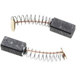 2x balais de charbon pour moteur 12 x 6 x 5mm compatible avec hitachi ds 12dm, ds 14dal, ds 14dl, ds ...
