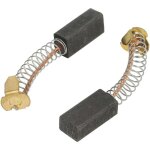 2x balai en charbon, charbon moteur 6mm x 8mm x 18mm pour outils électriques par ex. hitachi, makita, ... 2x balai en charbon, charbon moteur 6mm x 8mm x 18mm pour outils électriques par ex. hitachi, makita, ...