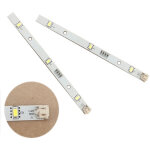 2x bande lumineuse led pour r�frig�rateurs cong�lateurs rongsheng hisense logik mddz - 162a 1629348