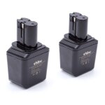 2x batterie compatible avec bosch gbm 12 vesp, gbm 12 ves, gsb 12 vesp, gsb 12 ves, gbm 12ve, gsb 12 ...