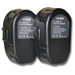 2x batteries compatible avec dewalt dc213kb, dc212n, dc212ka, dc212b, dc212kz, dc212kb, dc212, dc020 ...