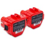 Vhbw - 2x batterie compatible avec makita 6270dwe, 6270dwpe, 6271d, 6271dwae, 6271dwaet2, 6271dwale, ...