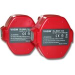 2x batterie compatible avec makita 6336dwb, 6336dwde, 6336dwbe, 6337dwae, 6337d, 6337dwde, 6337dwdesp ...