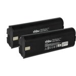 2x batteries compatible avec mikrofyn mikrolaser ml - 15i, ml - 2, ml - 23, ml - 24, ml - 2h, ml - 3, ...