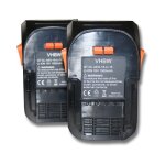 Vhbw 2x batteries remplacement pour aeg b1814, b1817g, l1830r, b1814g, b1817, l1815r, l1830, l1815, l1840r ...