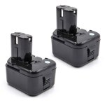 Vhbw - 2x batteries remplacement pour hitachi 324361, 324362, eb1212s, eb1214l, eb1214s, eb1220bl pour ...