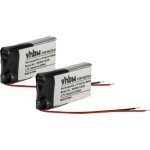2x batterie remplacement pour plantronics 66278 - 01, pa - pl003, 79879 - 01 pour casque audio, couteurs ...