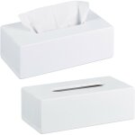 2x boîtes à mouchoirs, distributeurs lingettes salle de bains, cuisine, bois bambou, hlp : 7, 5 x 24 ... 2x boîtes à mouchoirs, distributeurs lingettes salle de bains, cuisine, bois bambou, hlp : 7, 5 x 24 ...