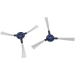 2x brosse lat�rale compatible avec rowenta smart force extreme rr7157, rr7157wh robot aspirateur - lot ...