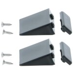 Cyclingcolors ? lot de 2 but�es d'arr�t de volet roulant triangulaires 40mm ? contreplaque et vis inclus ...