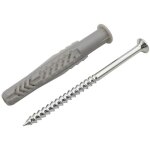 2x crochet m6 � visser 5, 8mm x 80mm + 2x chevilles 60mm ferrure suspension armoire meuble �tag�re gond ...