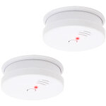 Wiltec lot de 2x dtecteur de fume ? 100 x 100 x 36 mm ? sur batterie 9v ? volume de l'alarme 85 db ...