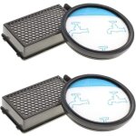 2x ensemble de filtres d'aspirateur hepa pour aspirateurs rowenta compact power cyclonic tels que ro3731ea, ...
