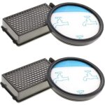 2x ensemble de filtres d'aspirateur hepa pour aspirateurs rowenta compact power cyclonic tels que ro3731ea, ...