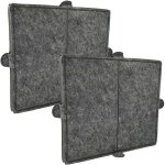 Vhbw - 2x filtres  charbon actif remplacement pour miele dkf 12 - 1, 6228731 pour hotte aspirante