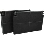 2x filtres  charbon actif remplacement pour roblin azd3116, fk139, eff55, 5403002, gzd3116 pour hotte ...