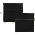 Vhbw - 2x filtres � charbon actif remplacement pour siemens lz51800 pour hotte aspirante - 22, 2 x 22, ...