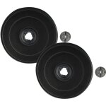 2x filtres � charbon actif compatible avec smeg kseir62e, kseir62pse, ksec96xe, ksec91xe, ksec96x, ksec6x, ...