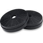 2x filtre hotte aspirante, �175 mm filtre � charbon actif extracteur de cuisine recyclage air de remplacement ...