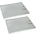 2x filtres permanent � graisse compatible avec bosch dww091350 / 01, dww091421 / 01 hotte de cuisine, ...