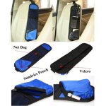 2x housse de si�ge lat�ral int�rieur de voiture sacs suspendus poches de rangement organisateur pochette ...