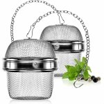 2x passoire � th� en acier inoxydable - infuser � th� pour th� en vrac et �pices - infusers � th�