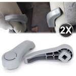 2x poigne de rglage de sige droite gauche levier de rglage gris pour renault clio twingo