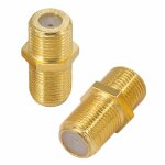 Hdsat - 2x raccord de fiche f or pour cable tv et satellite