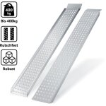 2x rampe de chargement rampe d'acc�s antid�rapantes pour moto voiture galvanis� jusqu'� 400kg
