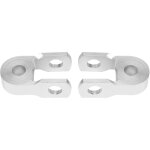 2x rehausseur d'amortisseur moto universel 3cm - kit d'lvation pour suspension arrire - couleur argent ...