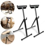 2x support  rouleaux rglable en hauteur ? trteau mtallique jusqu' 60 kg, 68  108 cm - tolletour ...