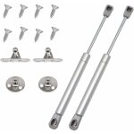 2x vrin  gaz automatique gris meuble hydraulique ressort amortisseur porte bras charnire, 60n