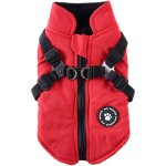 2xl)manteau chien veste avec harnais pour petits et moyens chiens imperm�able manteau chien veste chaud ...