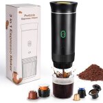 3 en 1 cafetiere expresso, machine � caf� multi capsules, 4 � 6 minutes d'auto - chauffage, petites capsules, ...