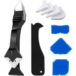 3 en 1 kit de calfeutrage en silicone, outils de l'enl�ve joint, kit de lisseur de joints silicone avec ...