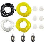 Vurahome - 3 lot de 1 m�tres tuyau durite dessence (3mm x 5mm, 2. 5mm x 5mm, 2. 5mm x 3mm)pour souffleur ...