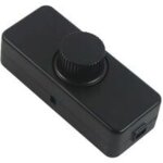 3 - 100w led gradateur de bord arrire (variateur rotatif), utilis pour led dimmable, lampe  incandescence, ...