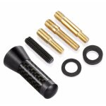 3. 5cm antenne voiture, mini antenne de voiture universelle courte, court noir en aluminium antenne mt ...