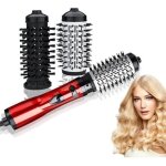 3 brosse soufflante rotative, brosse seche cheveux, brosse coiffante chauffante livr� avec deux t�tes ...
