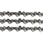 [jamais utilis�] lot de 3 cha�nes de tron�onneuse - guide de 50 cm - 72 maillons entra�neurs - pas 3 ...