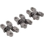 3 charnires de verrouillage de porte miniatures de 43 mm - charnire en croix invisible  180 degrs ...