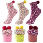 3 coffret cadeau noel chaussettes femme super confortables chaud douces mignon no�l